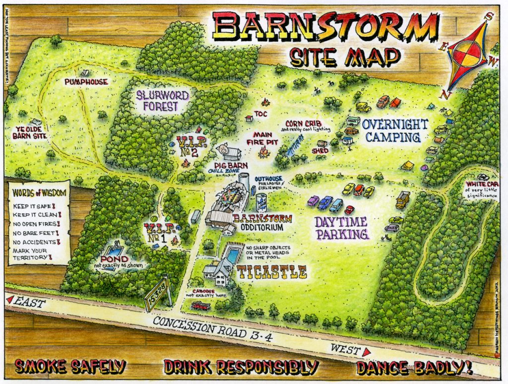 Barnstorm site map